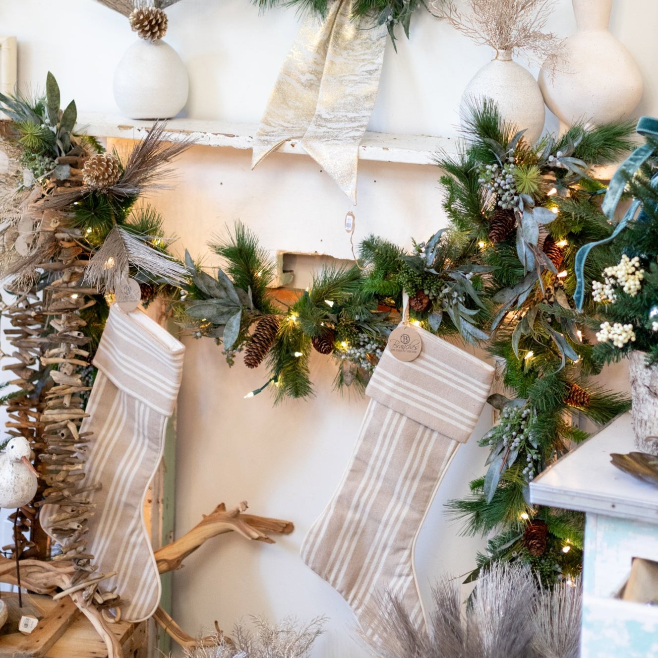 6 ft. Seeded Eucalyptus and Pine Garland