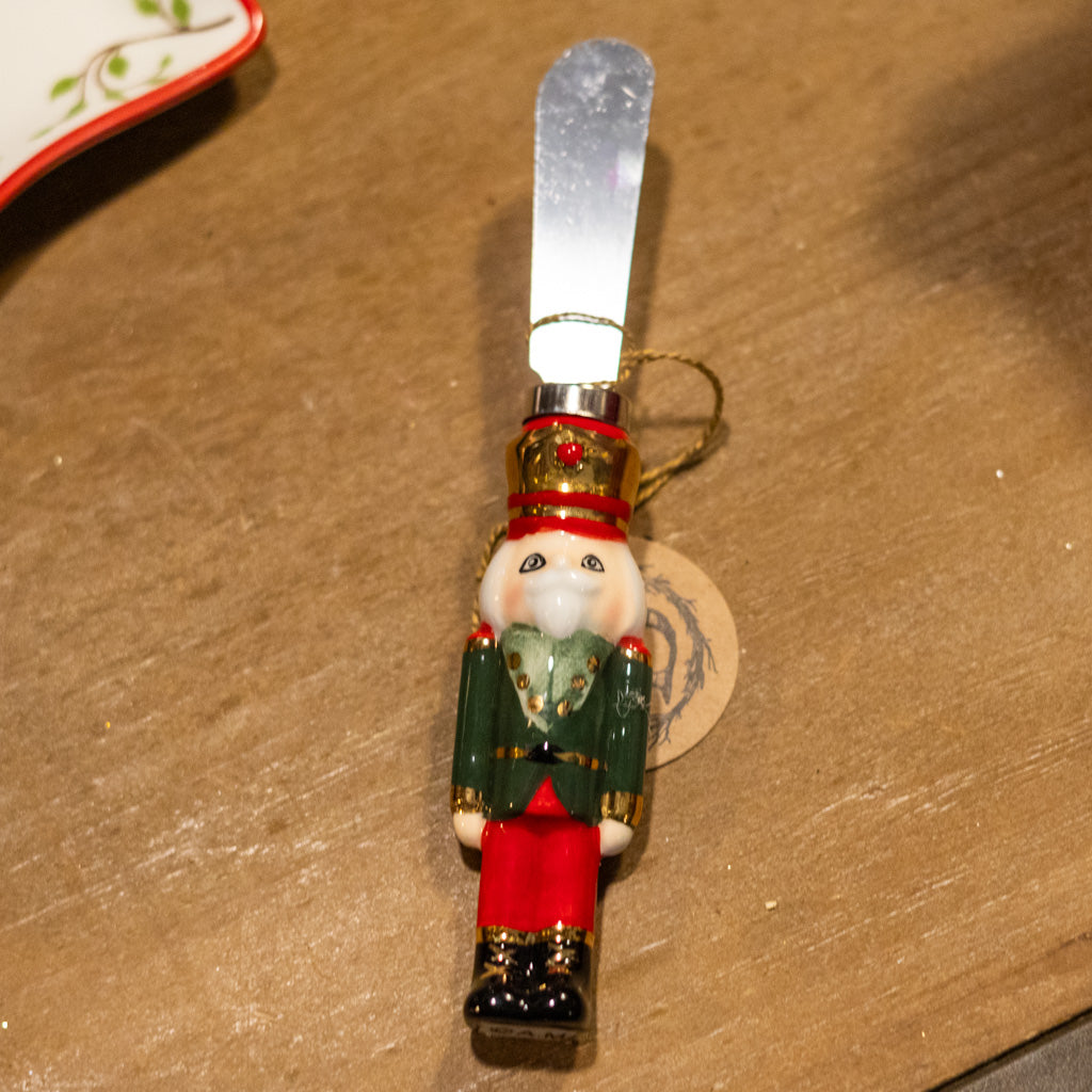 Ceramic Metal Green Jacket Nutcracker Spreader