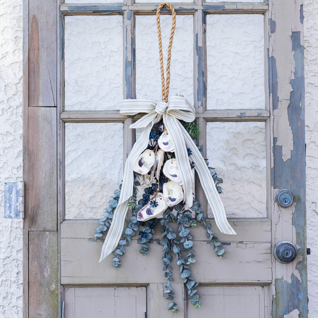 Oyster Blue Small Down Drop