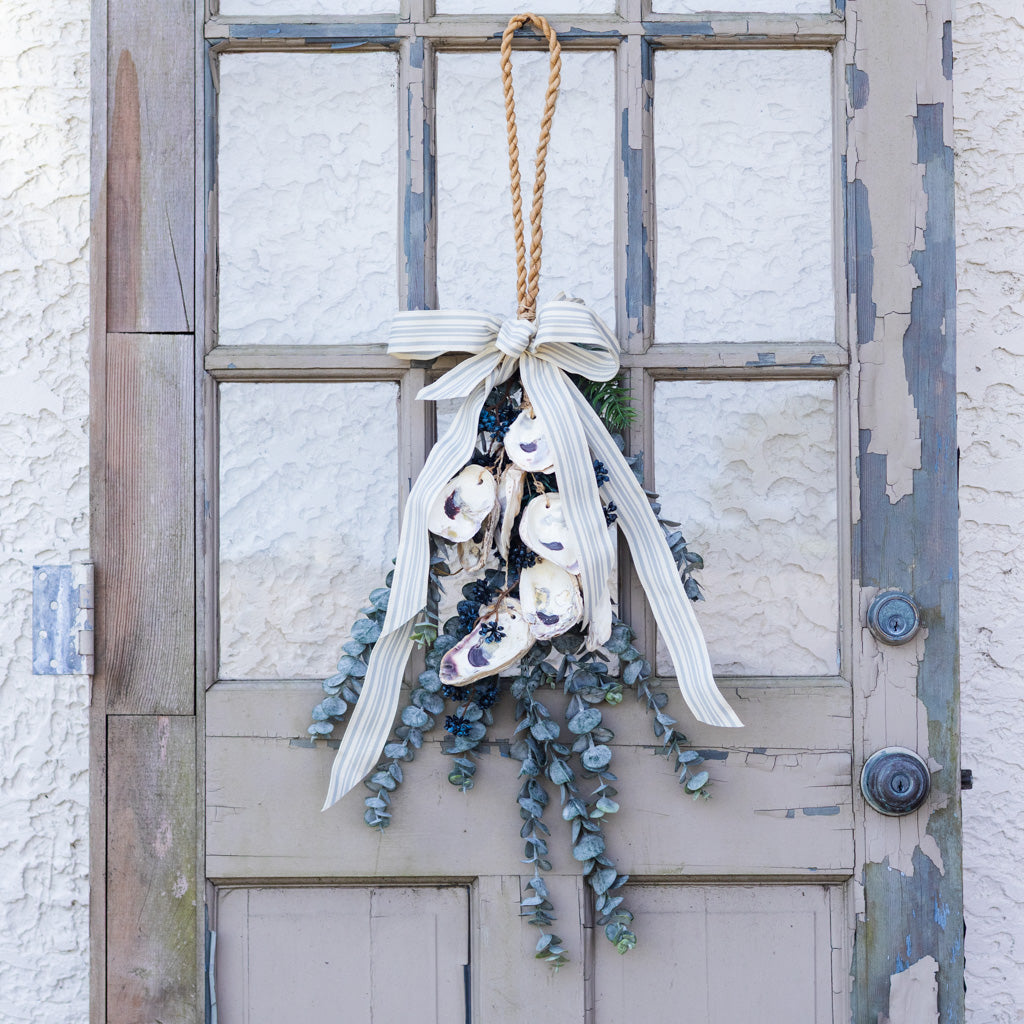Oyster Blue Small Down Drop