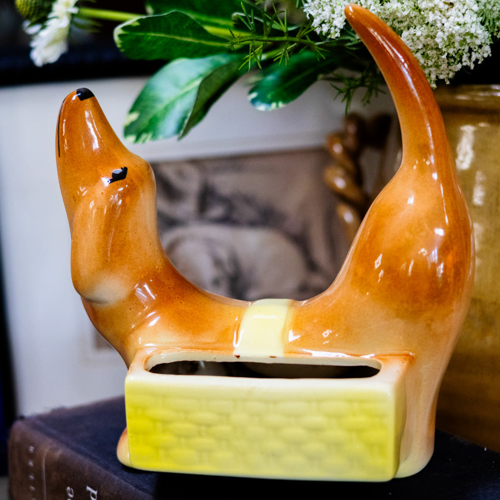 Vintage Dachshund "Rover" Caddie