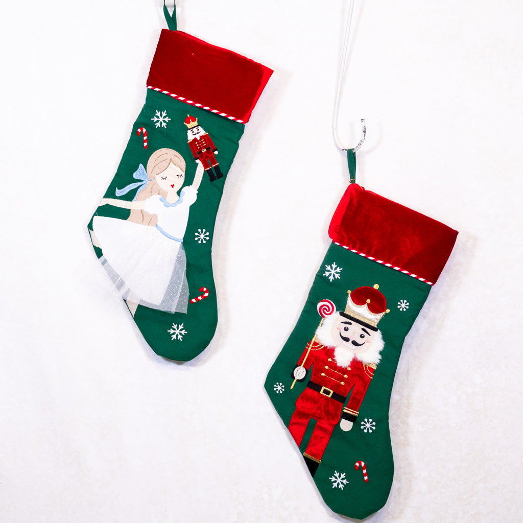 Merry Nutcracker Stocking