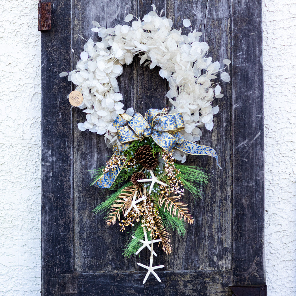 Blue Sandcastle Bow Bough