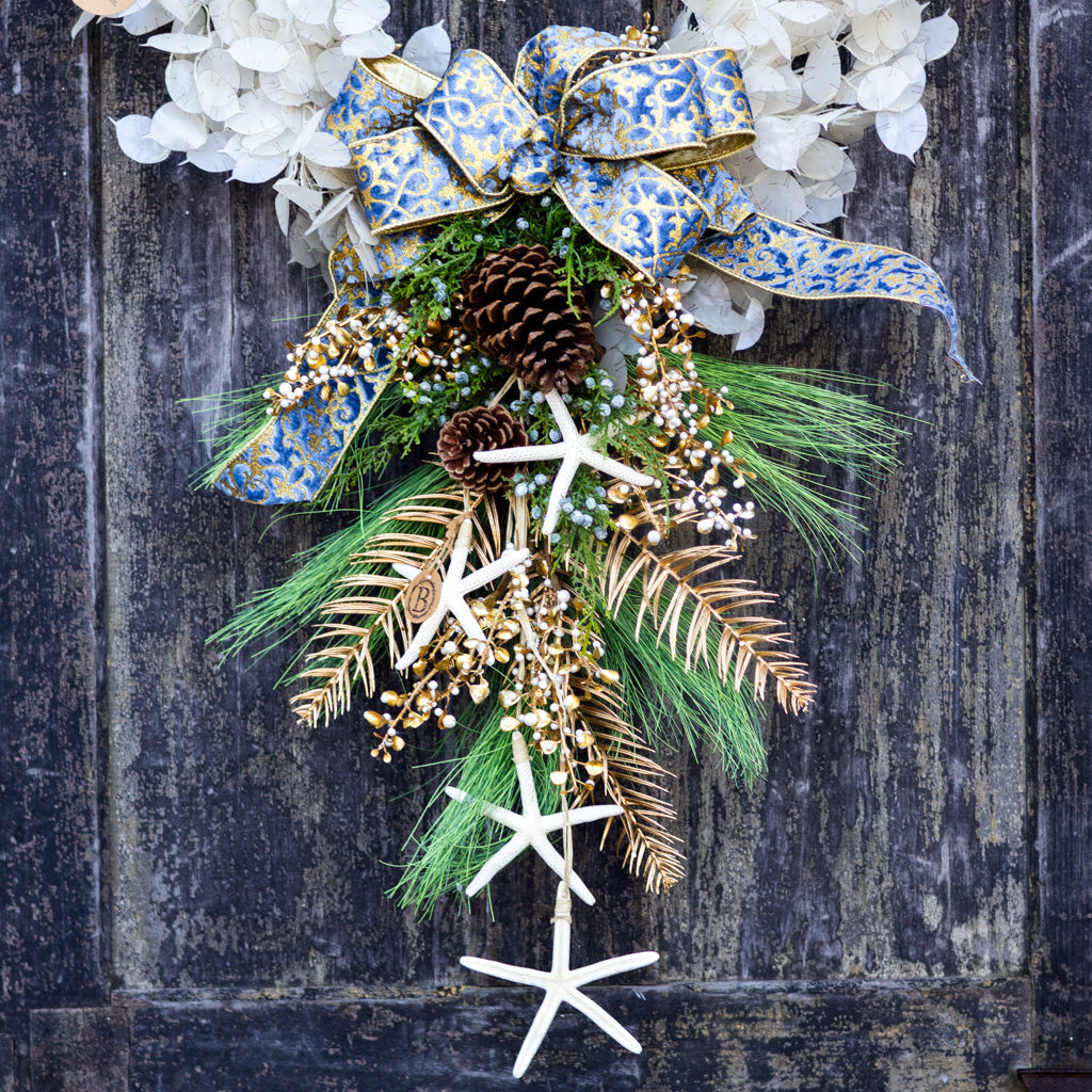 Blue Sandcastle Bow Bough