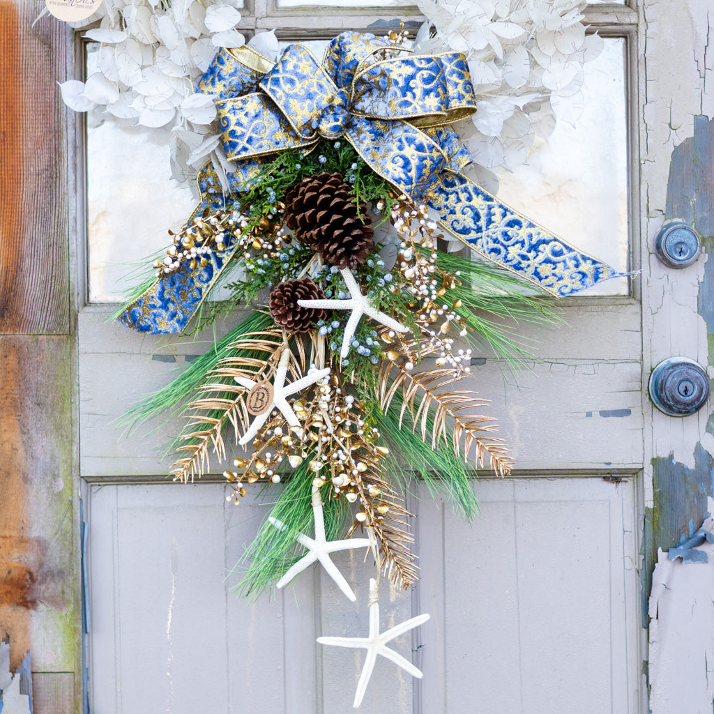 Blue Sandcastle Bow Bough