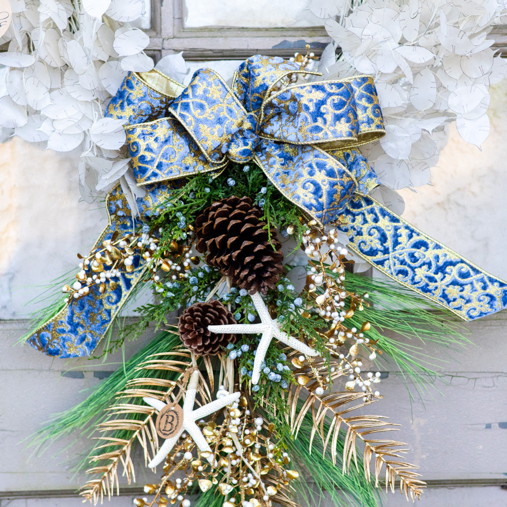 Blue Sandcastle Bow Bough