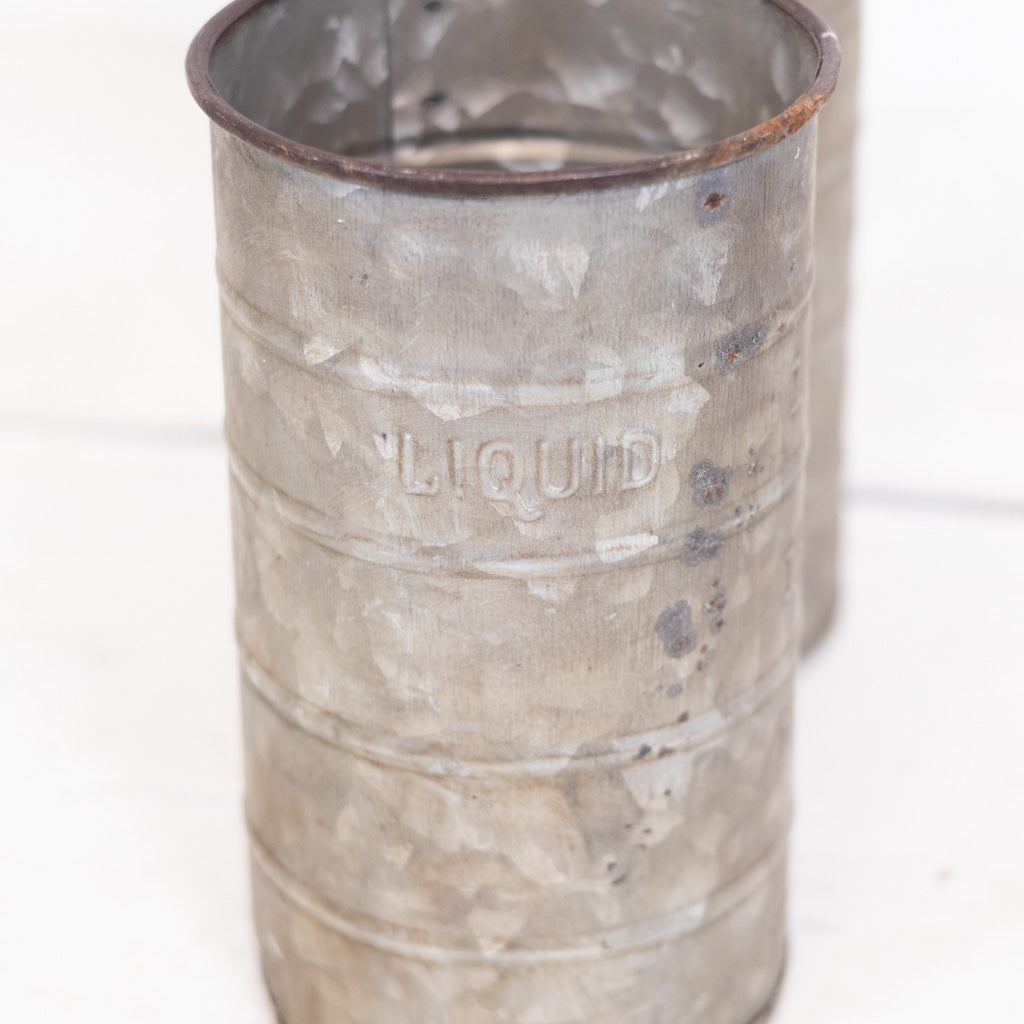 Ragon Metal Galvanized Double Wine Bottle Carrier