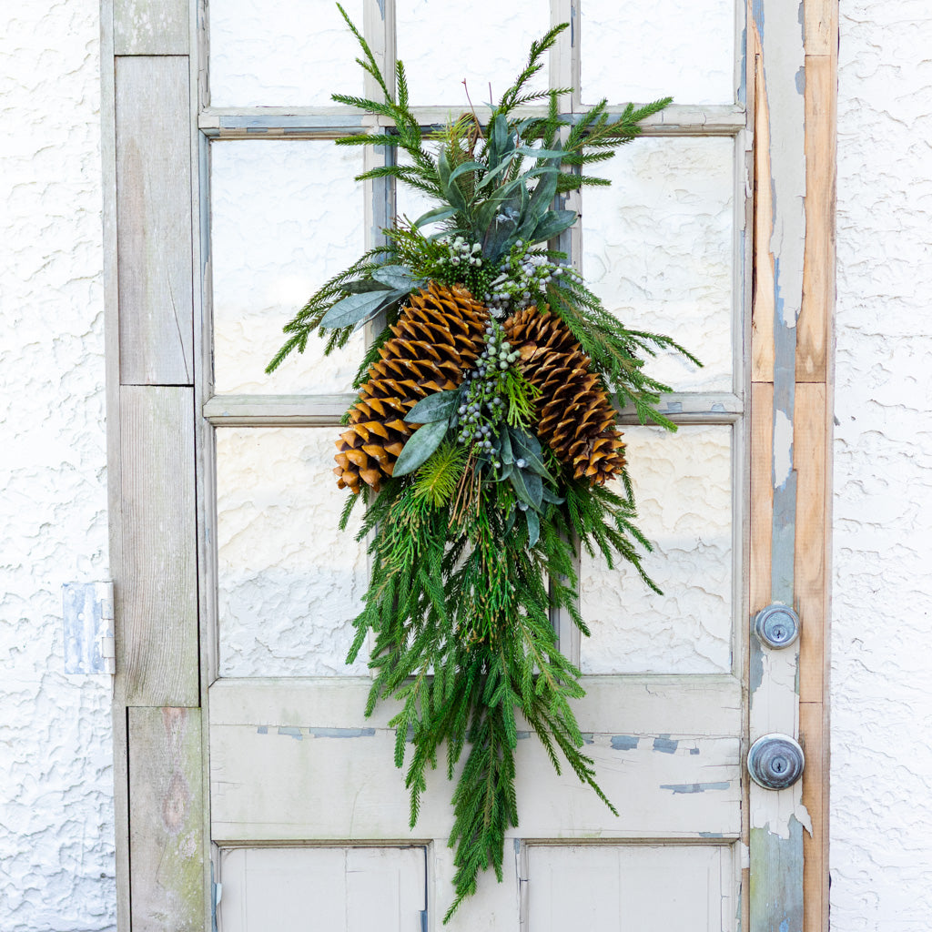 Faux Real Evergreen Down Drop