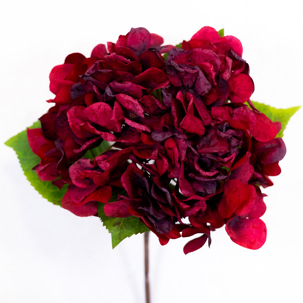 Real Touch Burgundy Hydrangea