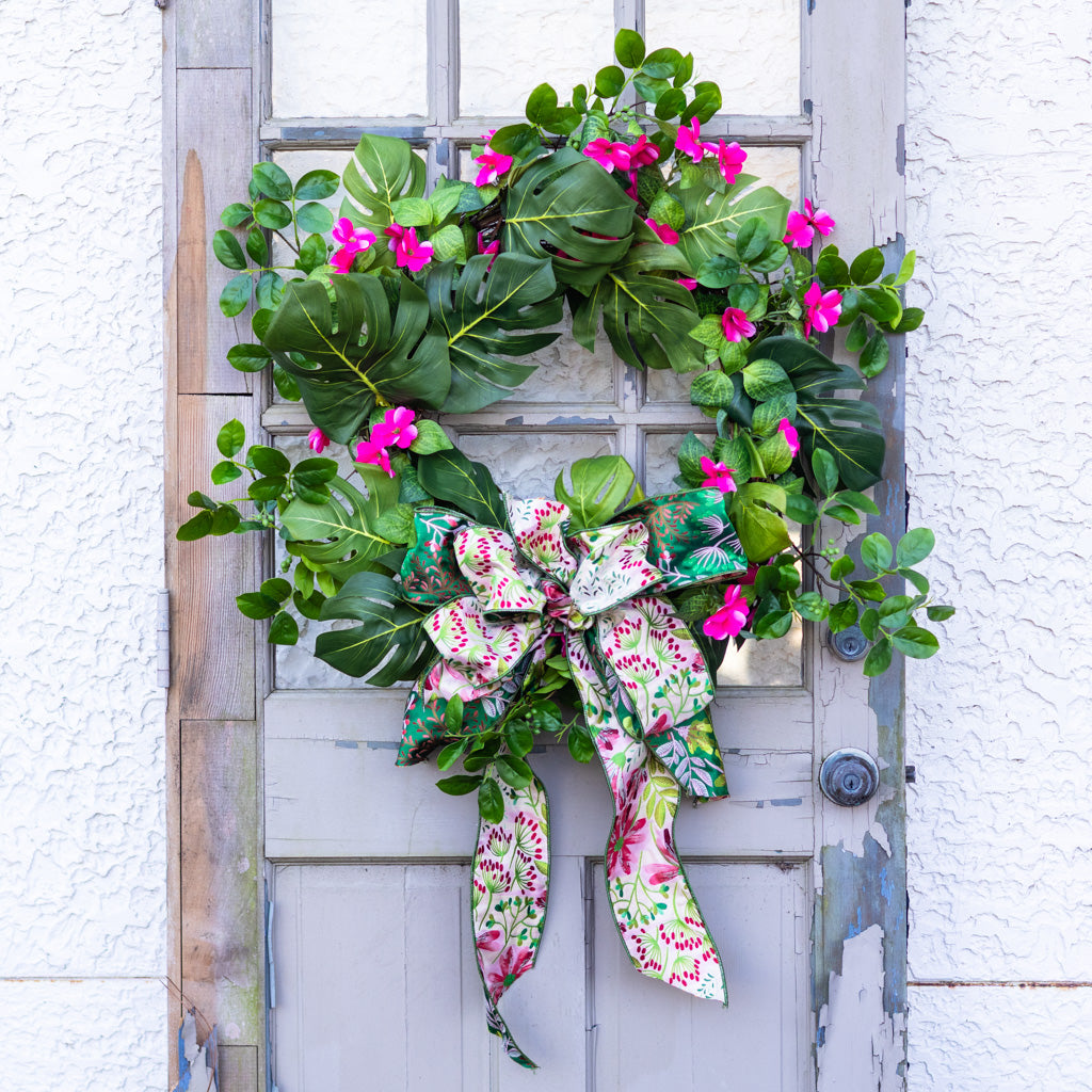 Flamingo Wreath