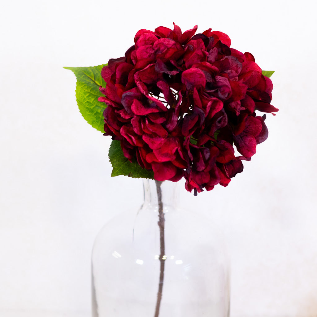 Real Touch Burgundy Hydrangea