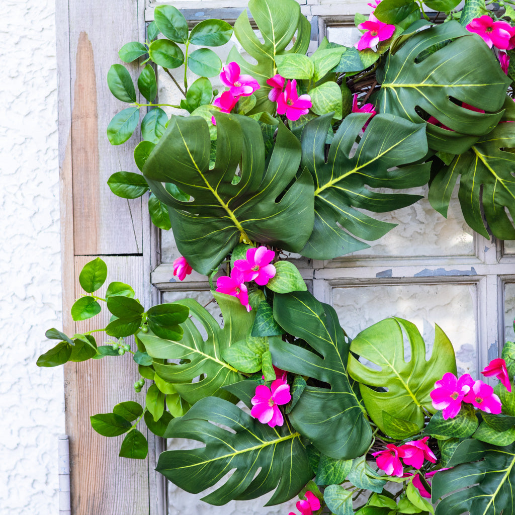 Flamingo Wreath