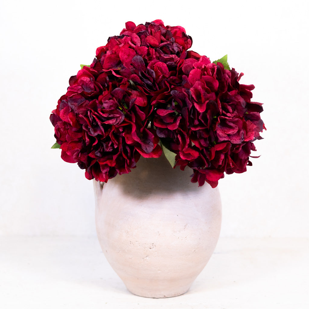 Real Touch Burgundy Hydrangea