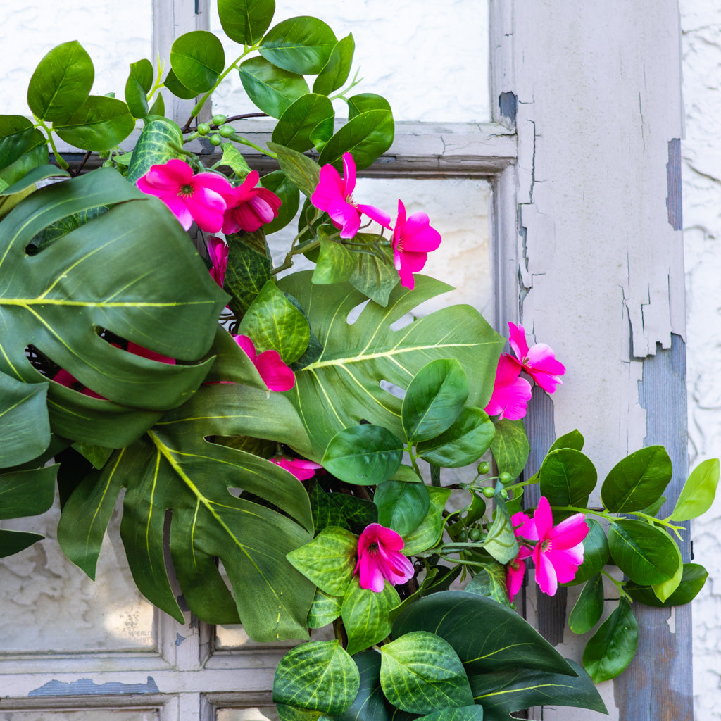 Flamingo Wreath