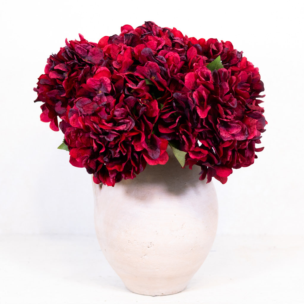Real Touch Burgundy Hydrangea