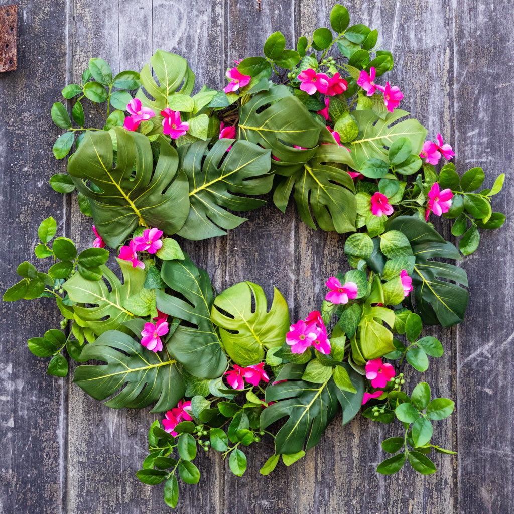Flamingo Wreath