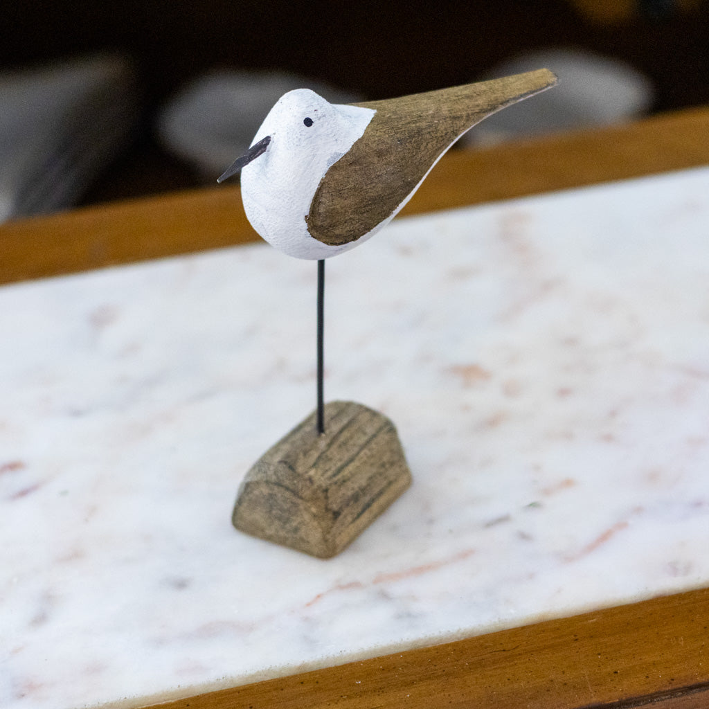 Seagull on Driftwood Tall