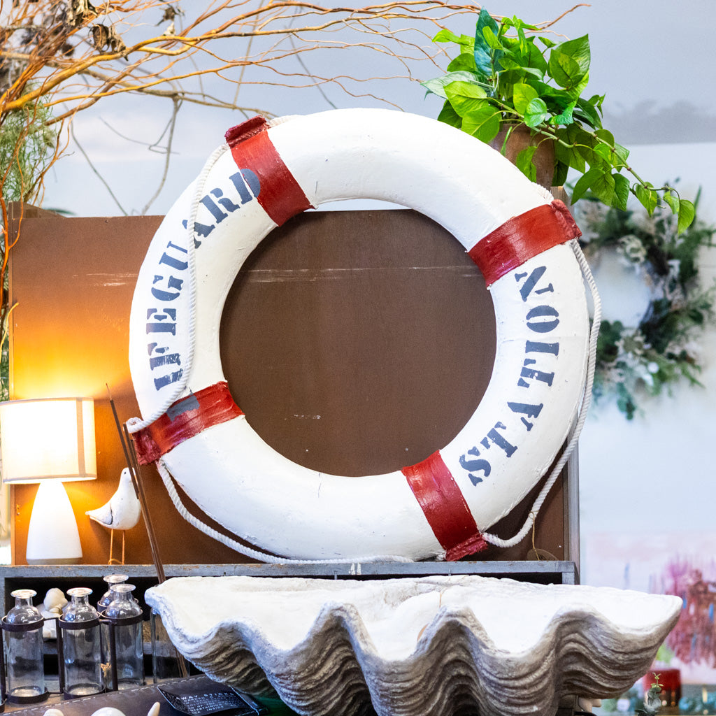 Life Preserver, Life Guard Station White/Red