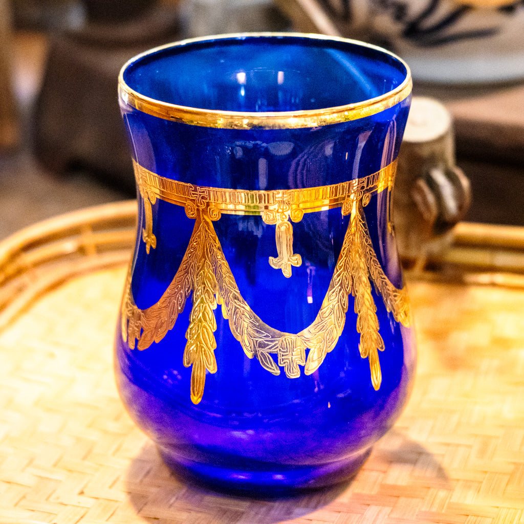 Cobalt Blue Glass "Arte" Italica Medici