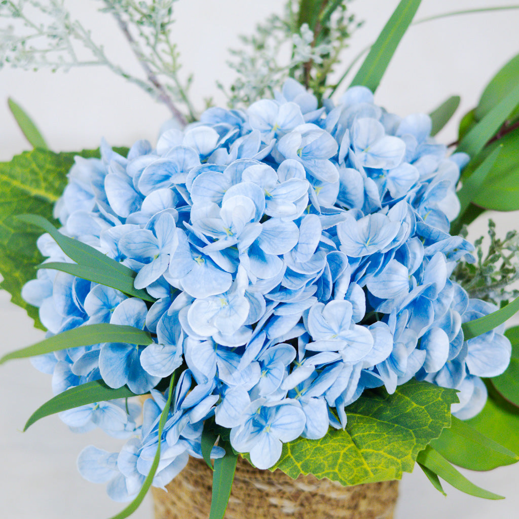 Single Blue Hydrangea Bouquet Drop In