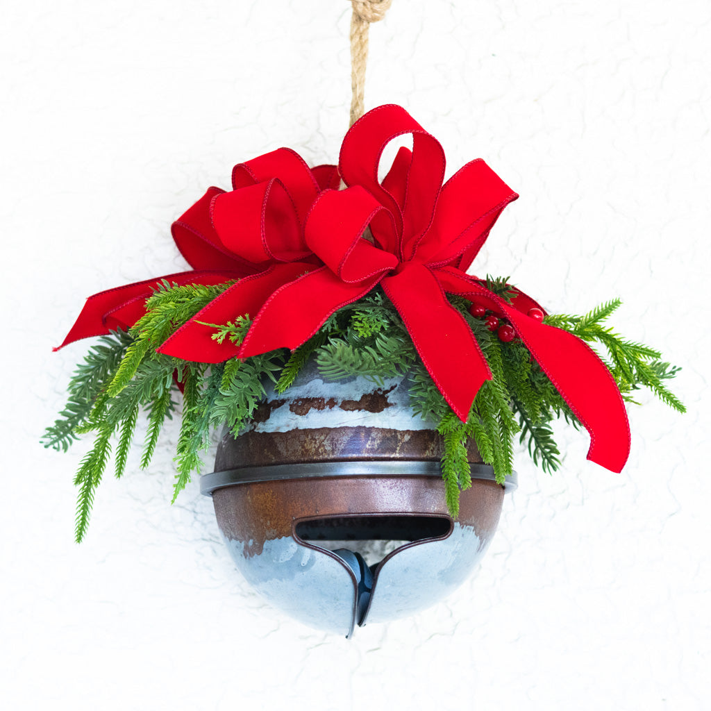 Hanging Decorated Holiday Jingle Bell