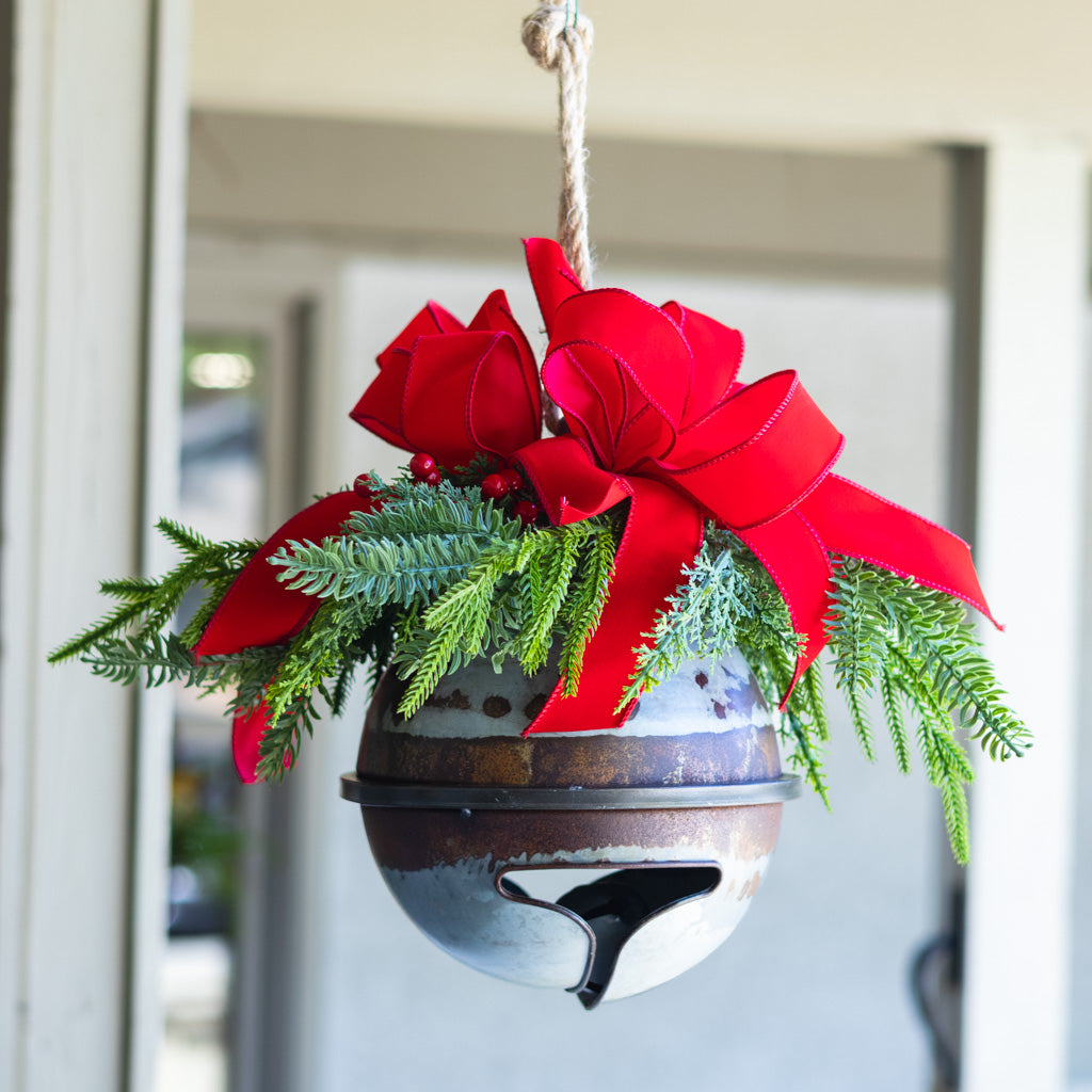 Hanging Decorated Holiday Jingle Bell