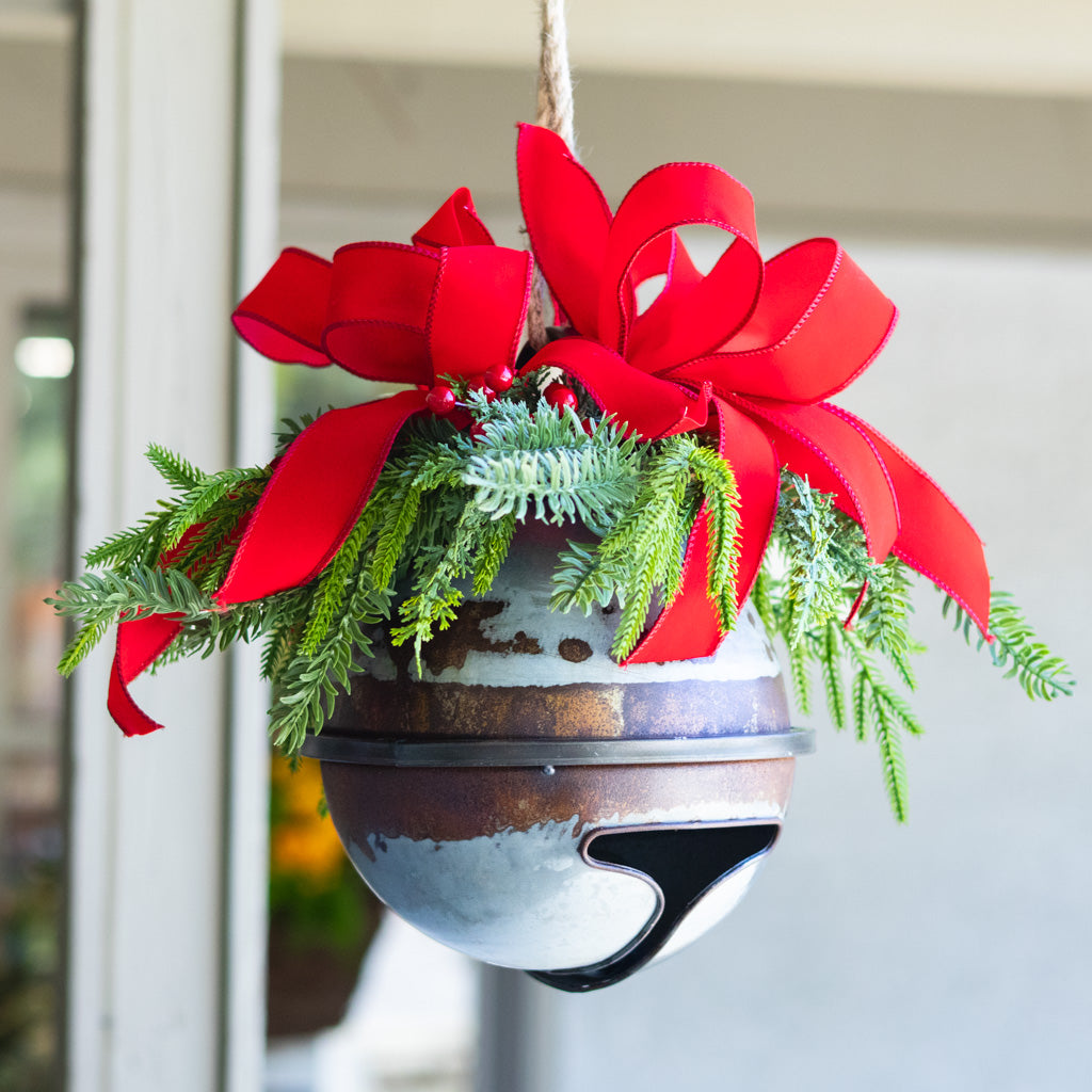 Hanging Decorated Holiday Jingle Bell