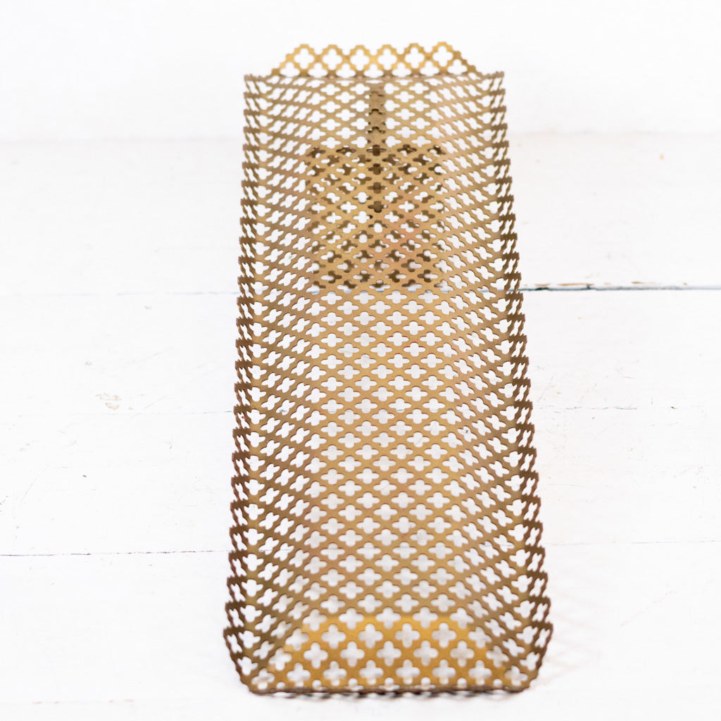 Mid Century Metal Mesh Wall Sconce