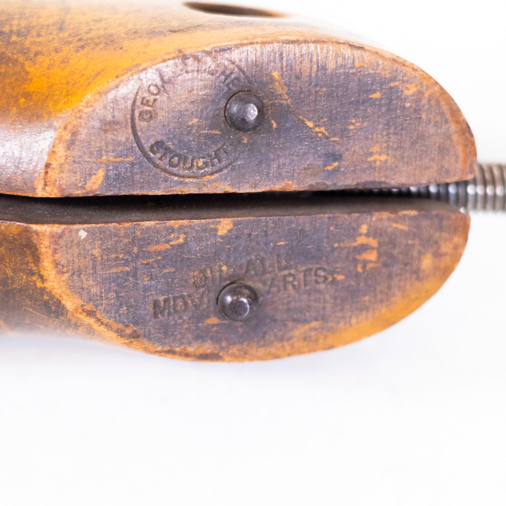Pair of Wooden Split Toe Shoe Stretchers