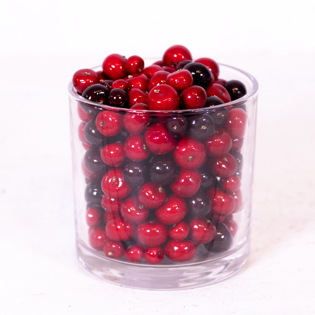 Acetate Tube of Mixed Red Holiday Berries