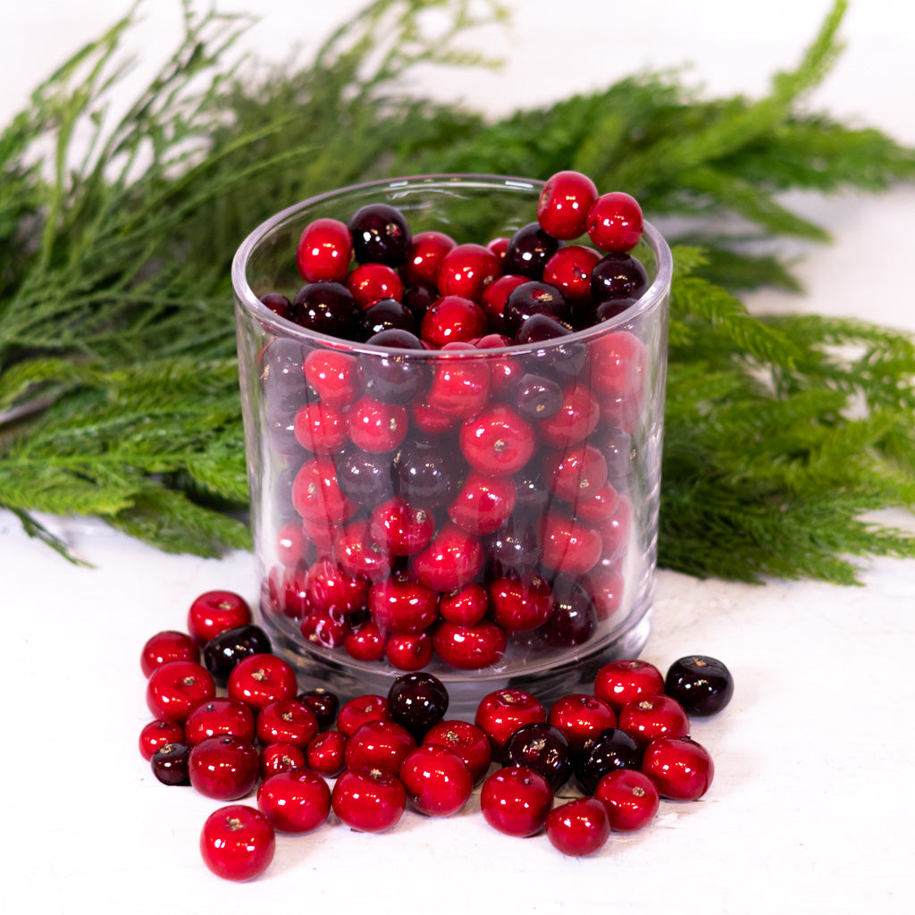 Acetate Tube of Mixed Red Holiday Berries