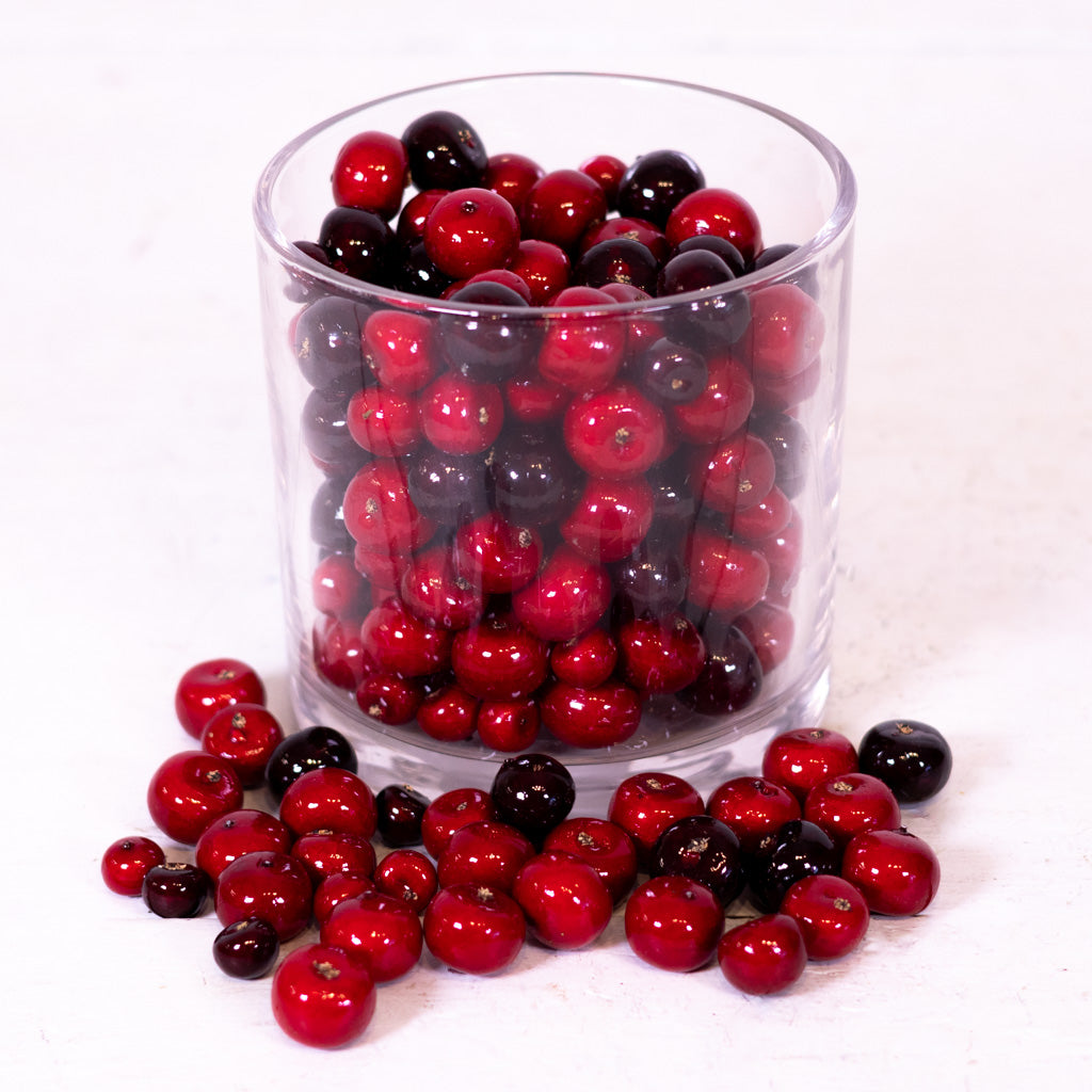 Acetate Tube of Mixed Red Holiday Berries