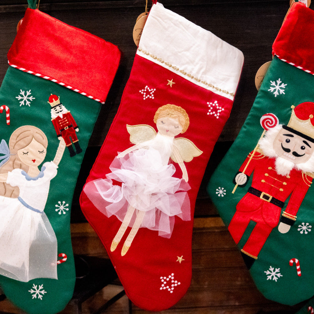 Celestial Angel Red Stocking