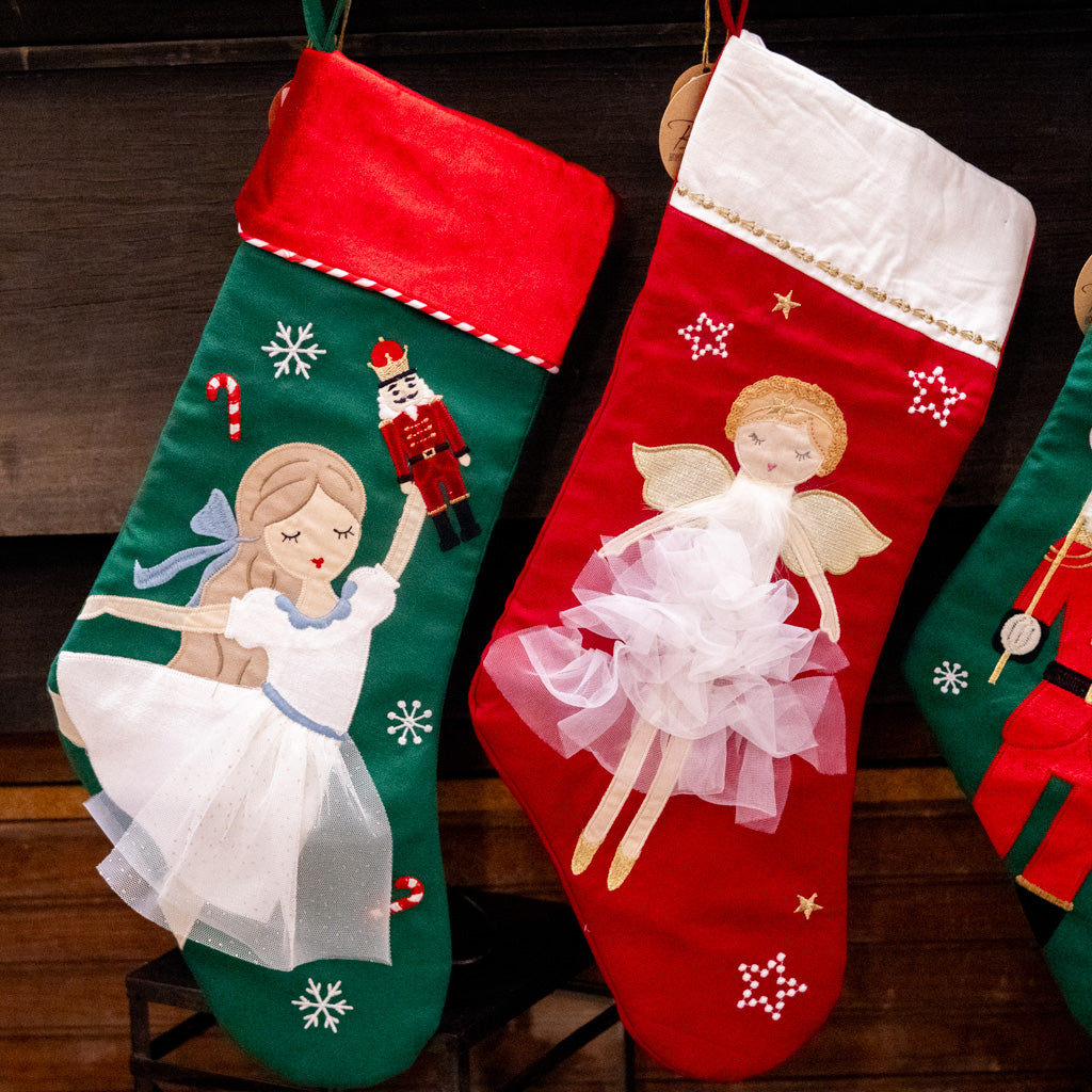 Celestial Angel Red Stocking