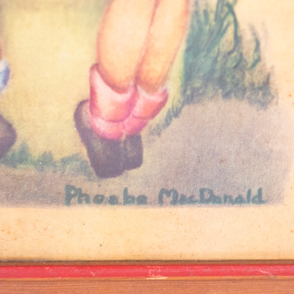 Vintage Phoebe MacDonald Umbrella Girls Picture