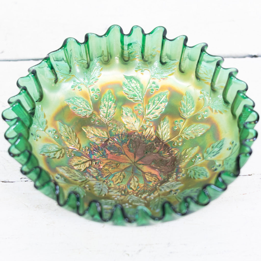 Vintage Carnival Glass Bowl