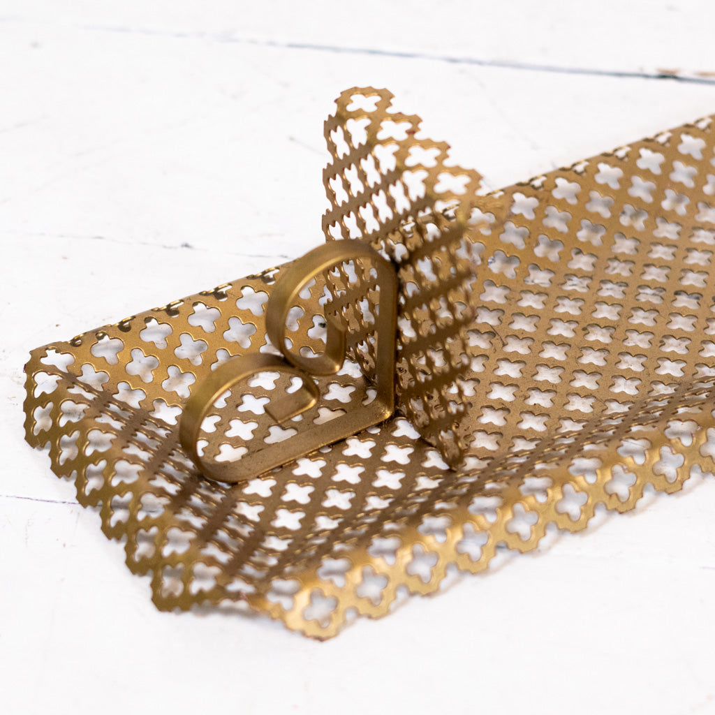 Mid Century Metal Mesh Wall Sconce