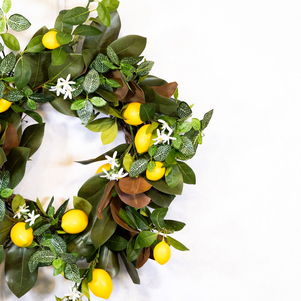Large Amalfi Lemon Wreath