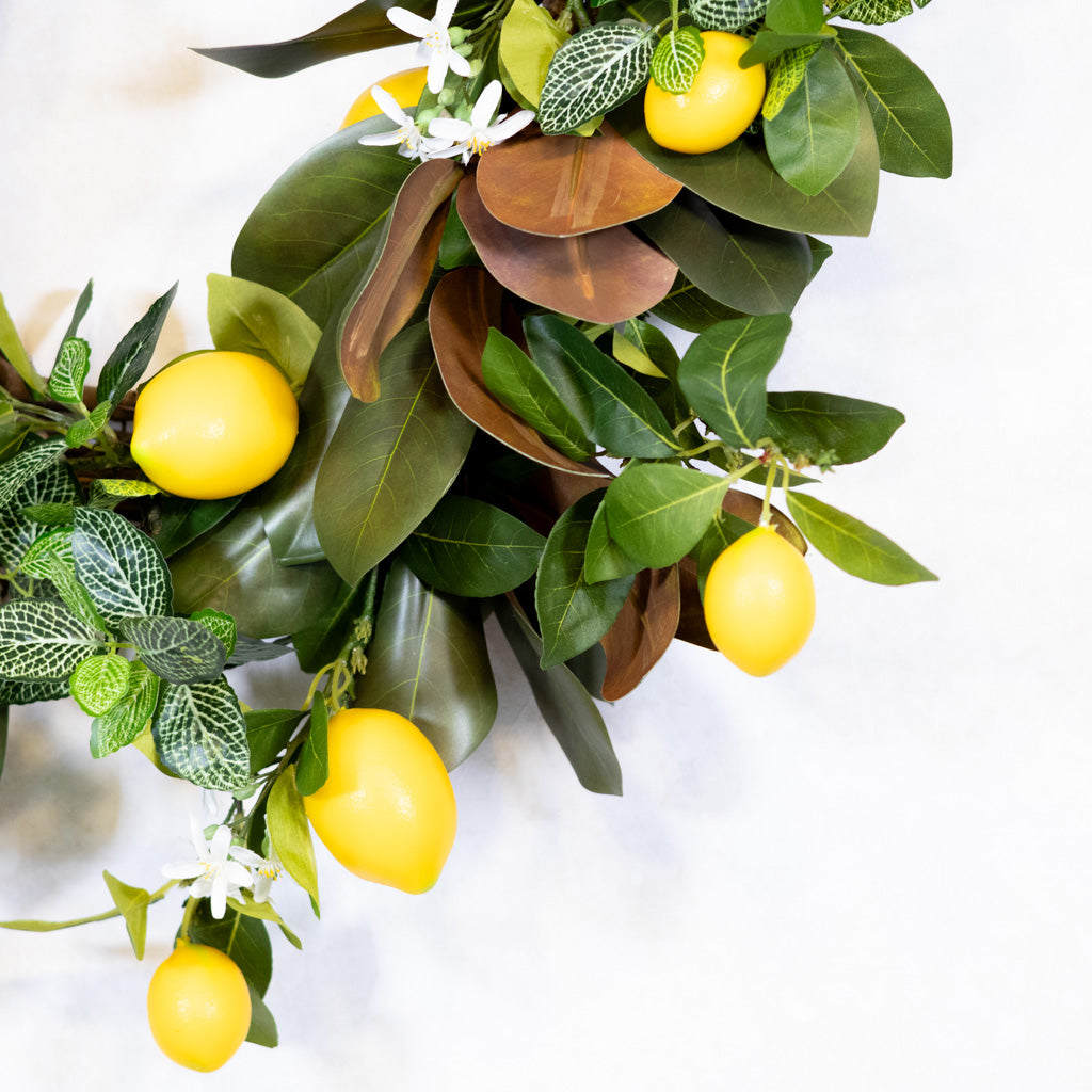 Large Amalfi Lemon Wreath