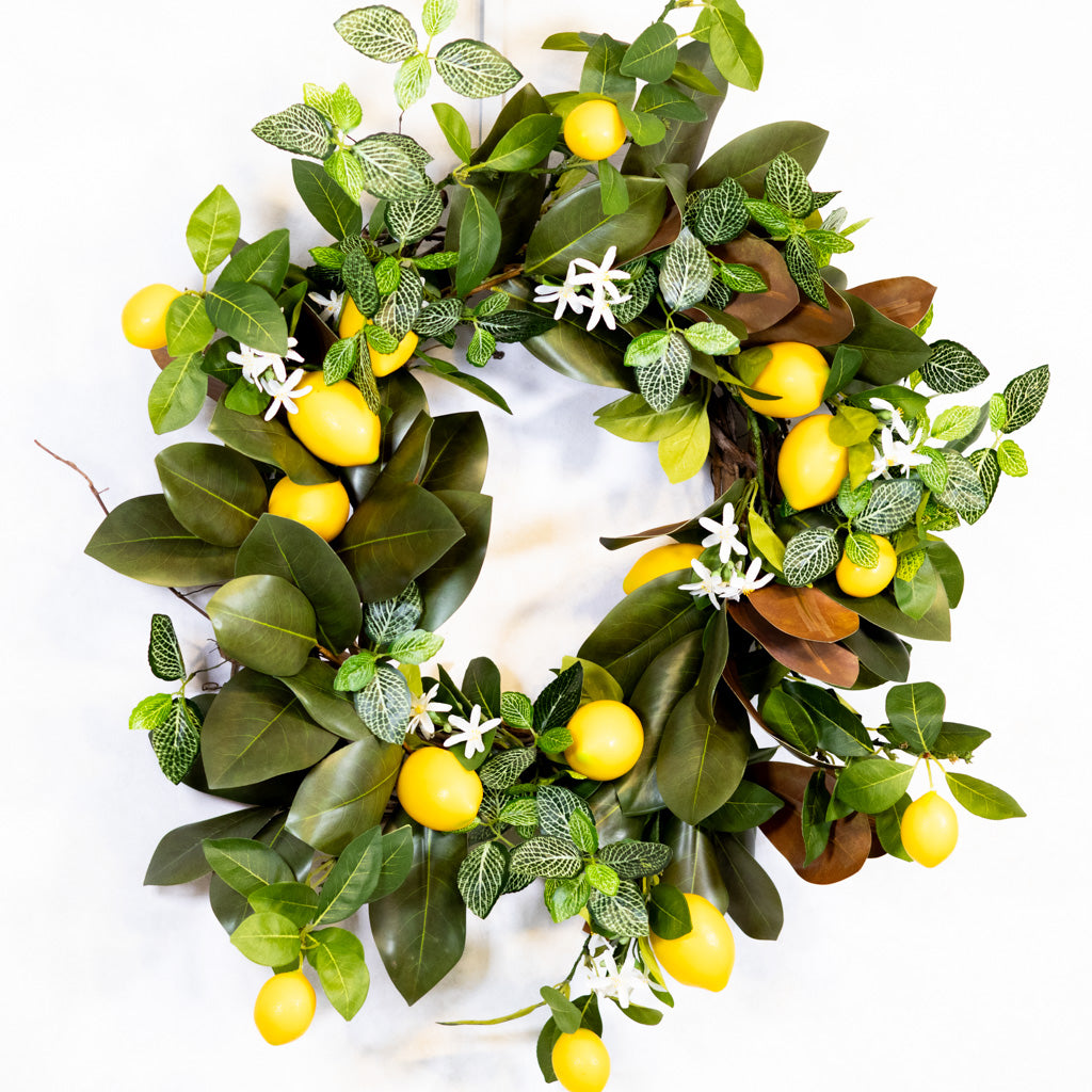 Large Amalfi Lemon Wreath