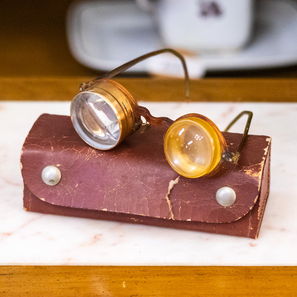 Antique Surgeon Glasses with Case