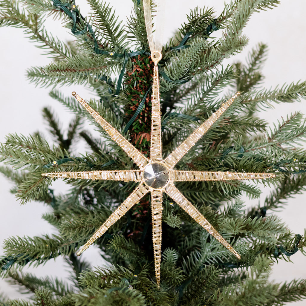 Desert Star Metal Champagne Ornament Small