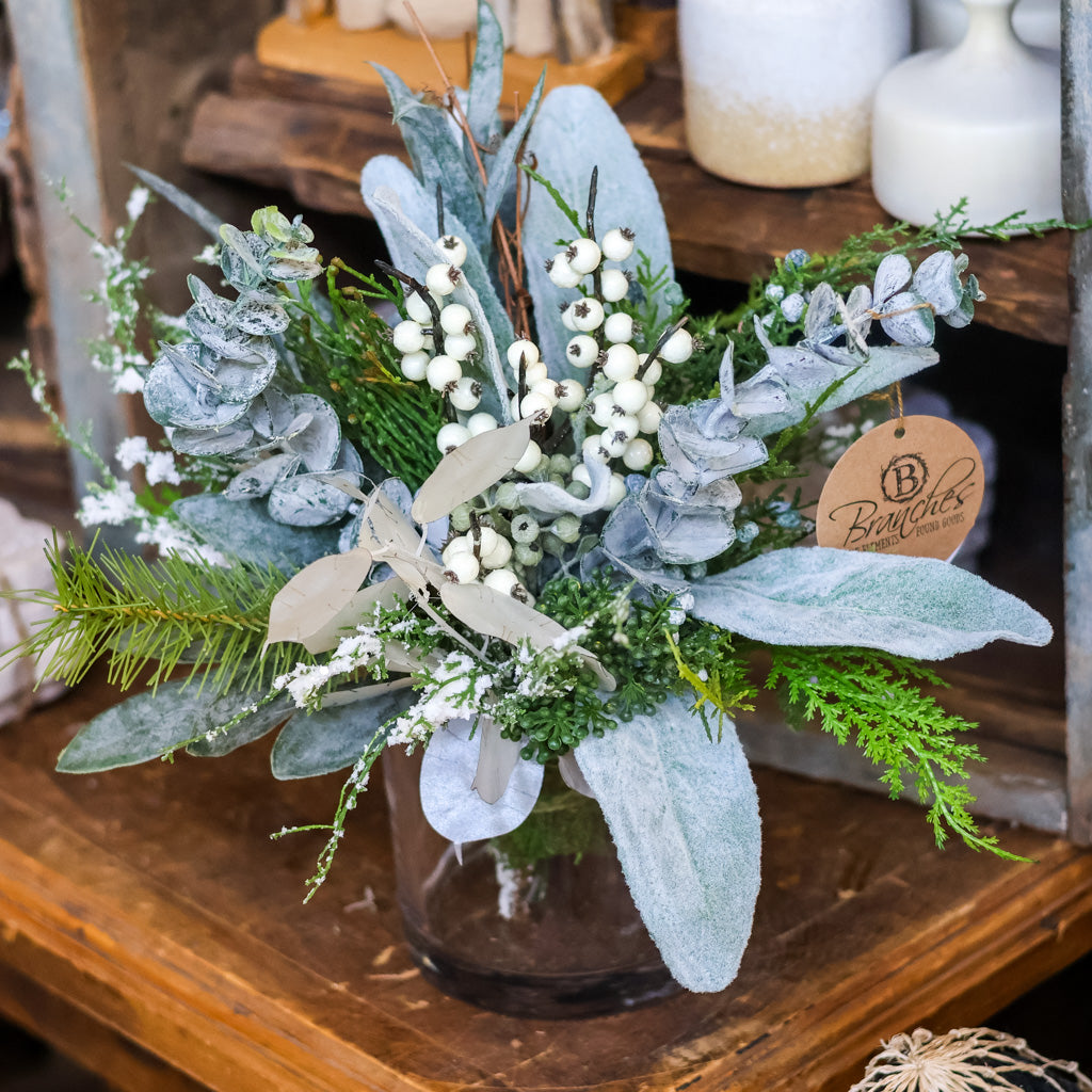 Winter Blues Petite Bouquet Drop In