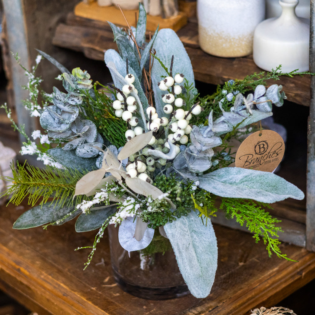 Winter Blues Petite Bouquet Drop In