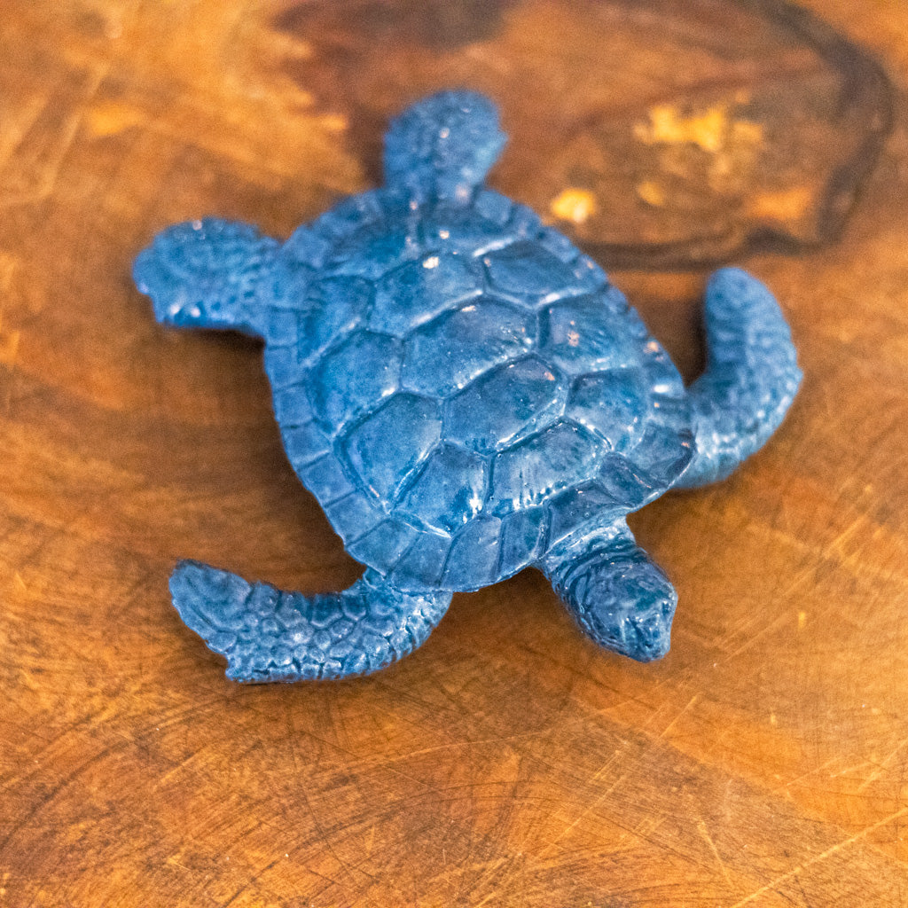 Blue Baby Sea Turtle Ceramic