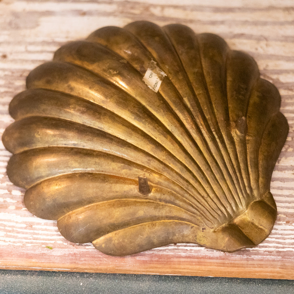 Vintage Brass Sea Shell