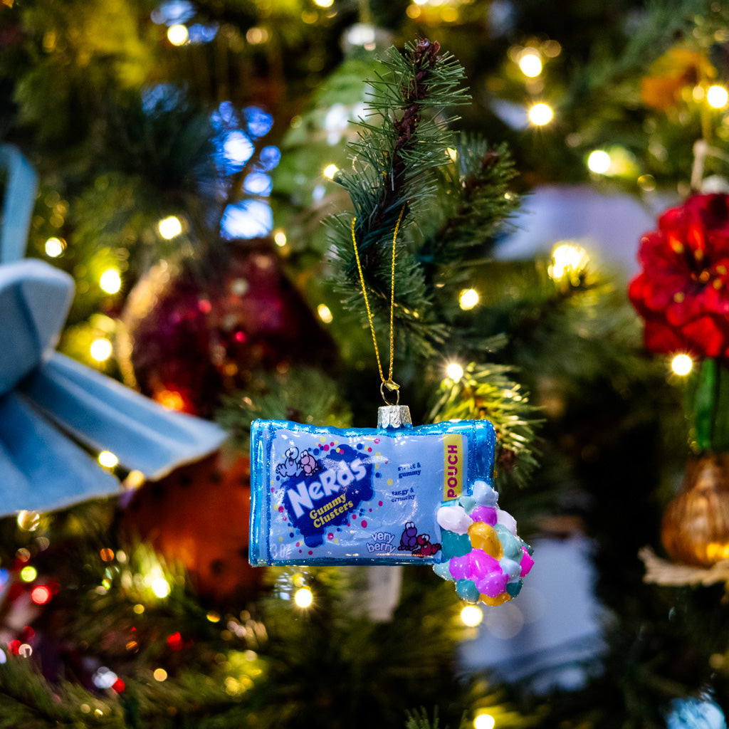 Bag of Gummy Cluster Candy Glass Ornament