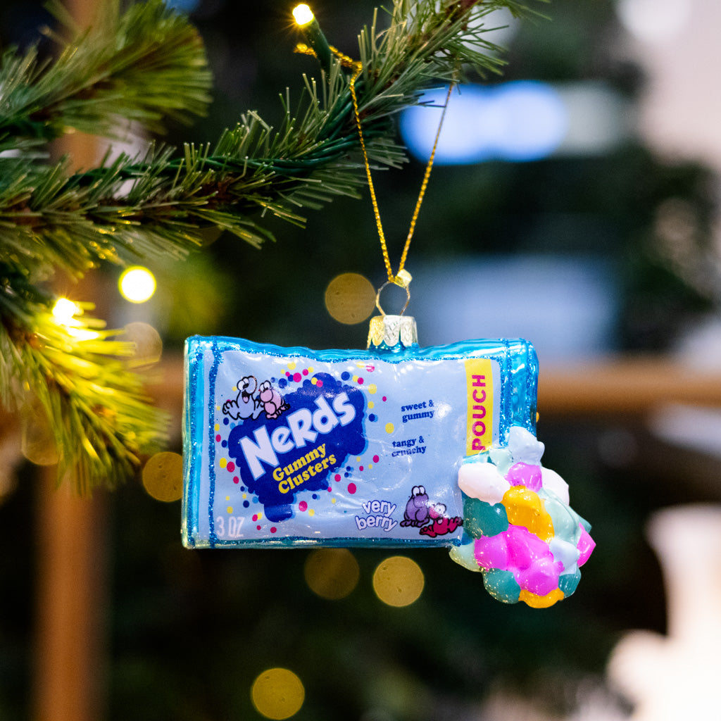 Bag of Gummy Cluster Candy Glass Ornament