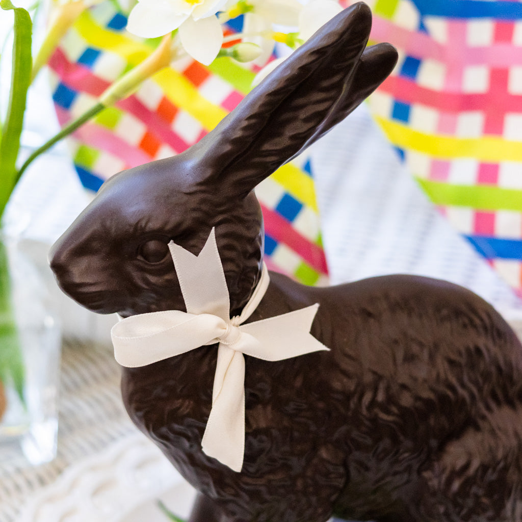 Sitting Resin Chocolate Bunny