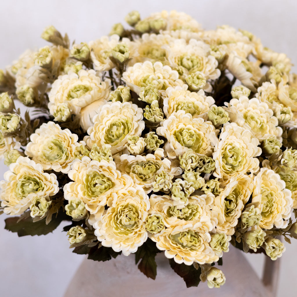 Cream Mum Bush Stem